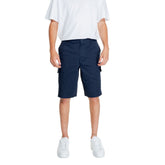 Armani Exchange Blue Cotton Bermuda -   -  Armani Exchange.